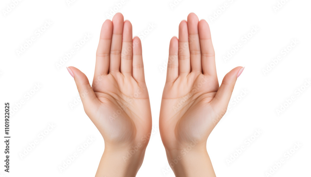 open hands isolated on transparent background cutout open hands isolated on transparent background cutout
