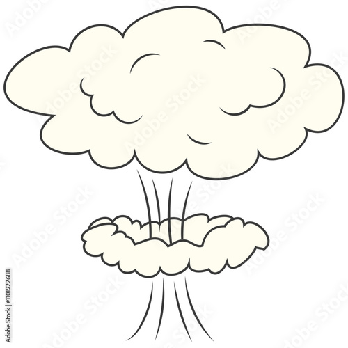 Speed cloud comic. Cartoon fast motion clouds vector set. Hand drawn comic doodles.