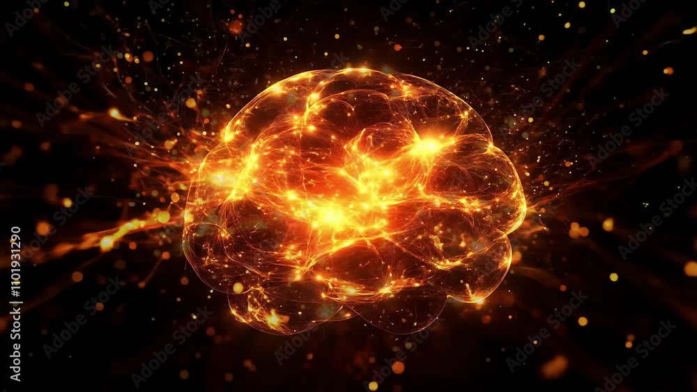 Glowing Neural Network Seamless Loop Video Background Glowing Neural Network Seamless Loop Video Background