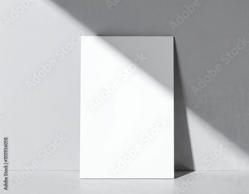 white page isolated on white background
