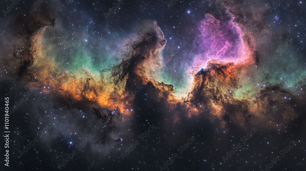 Fototapeta premium Aurora in the Cosmos