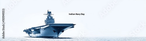 Vector illustration of Indian navy day, 4 th December.