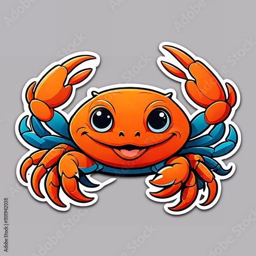 crab sticker photo