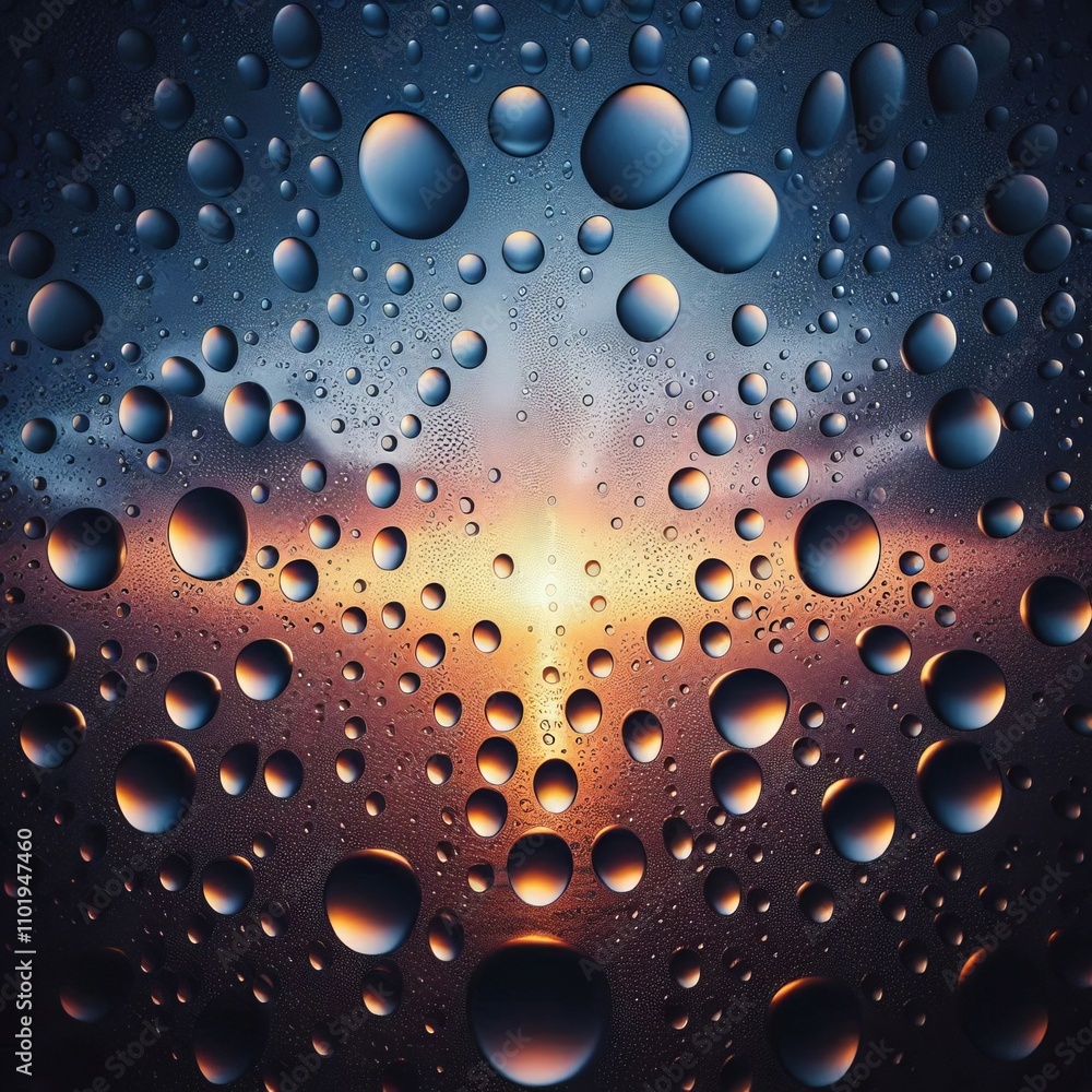 Gradient of Drops A gradient effect created by varying sizes of Gradient of Drops A gradient effect created by varying sizes of