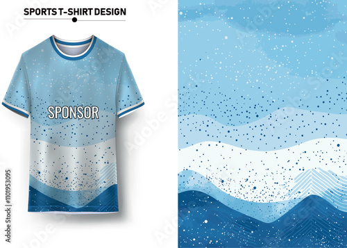 Soccer jersey design for sublimation. 