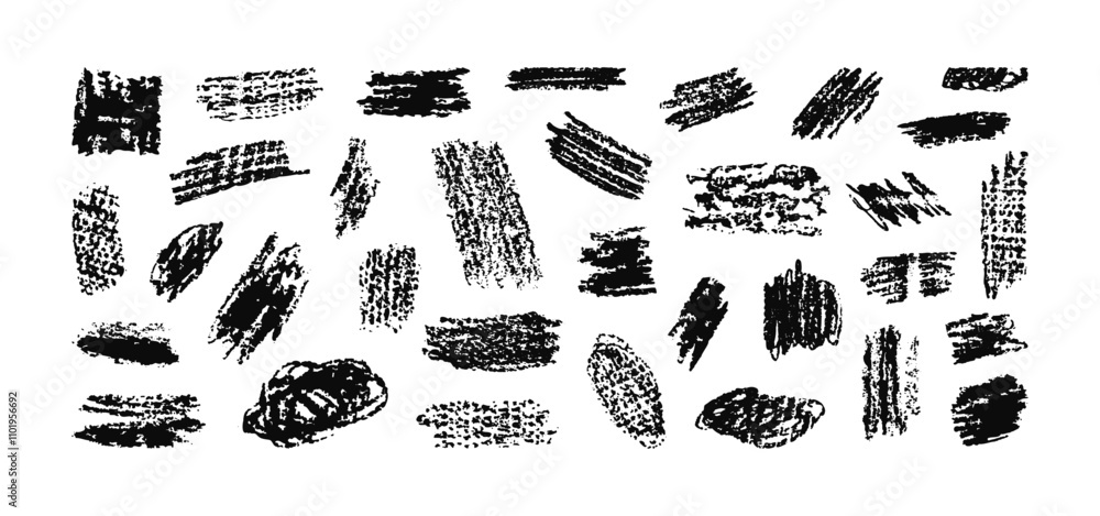 Chalk Pencil squiggles, wide strokes and hatching. Scribble textboxes vector set. Hand drawn black charcoal scribbles. Sketches and hand drawn frames. Scrawl elements isolated on white background. Chalk Pencil squiggles, wide strokes and hatching. Scribble textboxes vector set. Hand drawn black charcoal scribbles. Sketches and hand drawn frames. Scrawl elements isolated on white background.