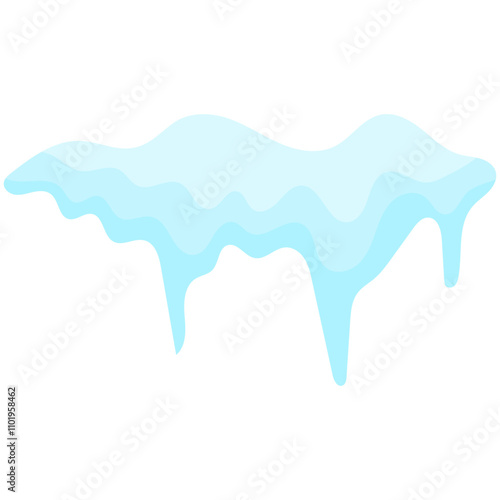 Snowballs and snowdrifts set. Winter decoration element. Snowy elements on winter background.