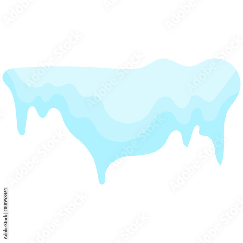 Snowballs and snowdrifts set. Winter decoration element. Snowy elements on winter background.