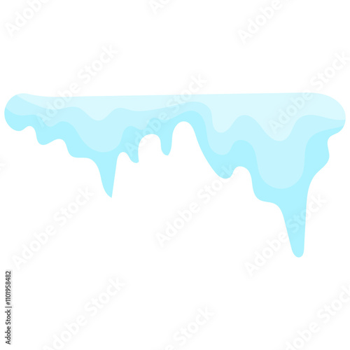 Snowballs and snowdrifts set. Winter decoration element. Snowy elements on winter background.