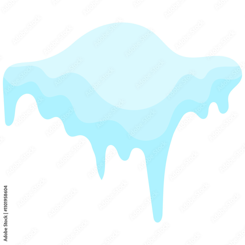 Obraz premium Snowballs and snowdrifts set. Winter decoration element. Snowy elements on winter background.