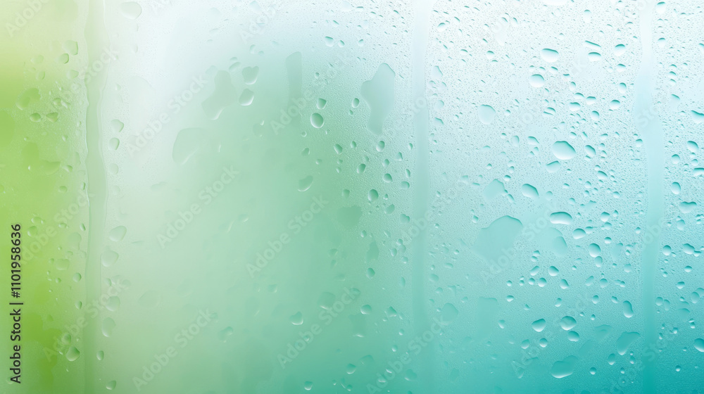 close up of water droplets on glass surface, creating serene and calming atmosphere. soft focus and gradient colors evoke sense of tranquility and freshness close up of water droplets on glass surface, creating serene and calming atmosphere. soft focus and gradient colors evoke sense of tranquility and freshness