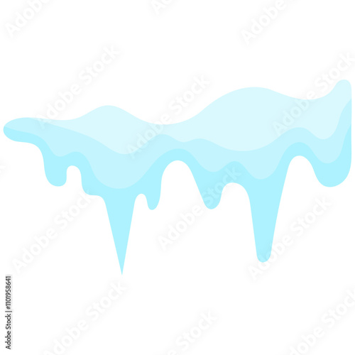 Snowballs and snowdrifts set. Winter decoration element. Snowy elements on winter background.