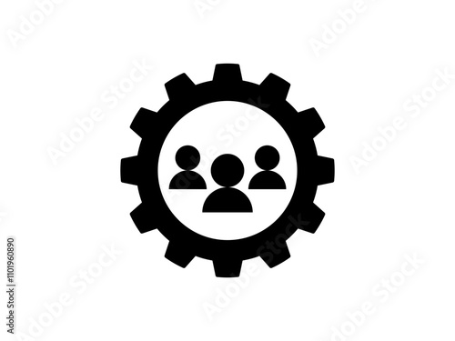 Management Icon. Teamwork management icon. Business team. Company leader, supervisor. Partnership icon. Organization workforce. Facility. Crowd management. Businessman career development. CRM.