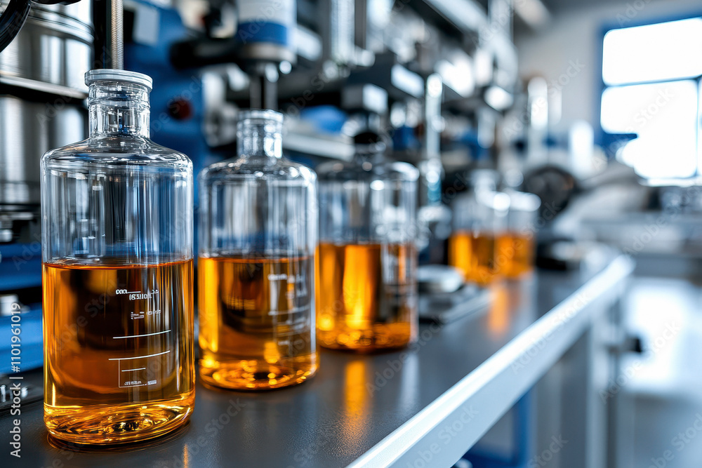 An industrial workspace displaying containers of refined beef tallow being used as a natural lubricant. An industrial workspace displaying containers of refined beef tallow being used as a natural lubricant.