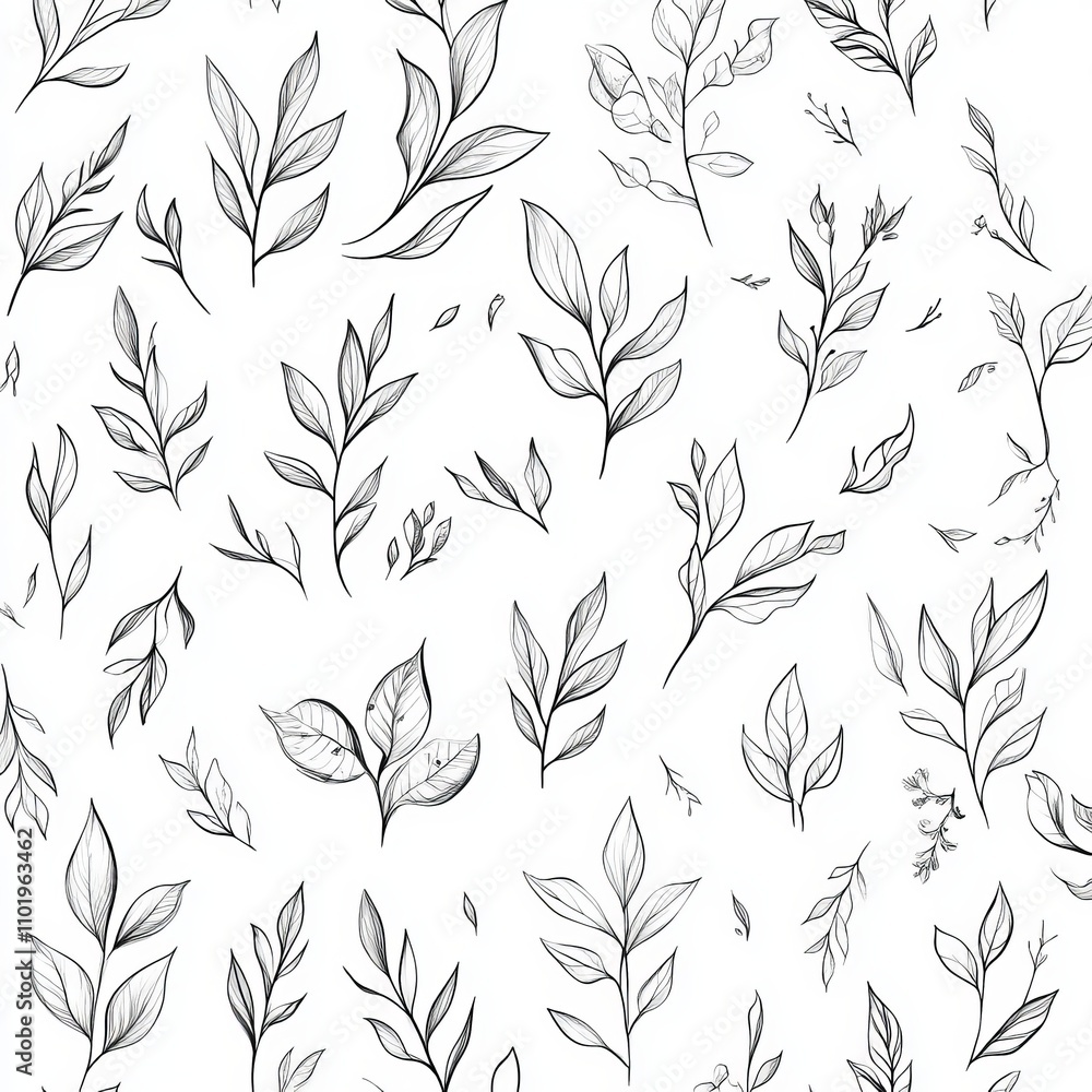 A pattern that flows seamlessly with a single line, complemented by a contemporary floral background in a sleek, linear design. A pattern that flows seamlessly with a single line, complemented by a contemporary floral background in a sleek, linear design.