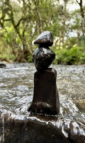 old stone fountain