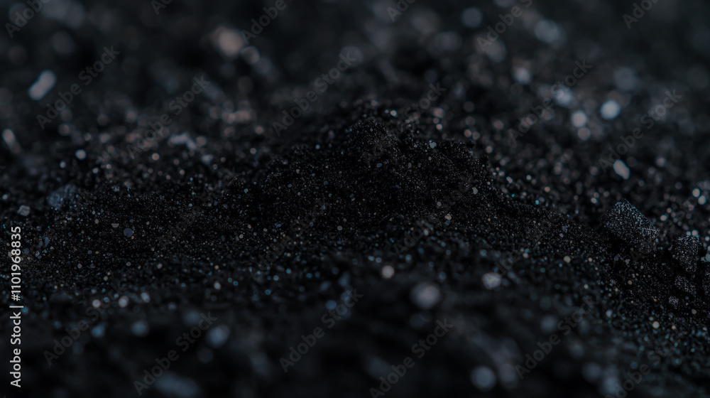 Textured black dust particles and grainy texture of fine particles. Textured black dust particles and grainy texture of fine particles.