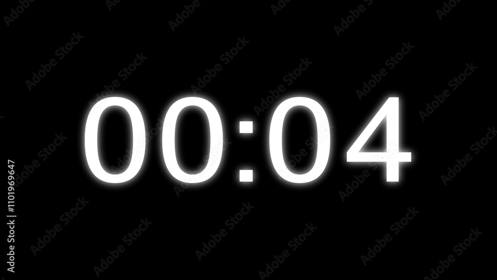 Countdown timer clock number. Countdown timer clock number.