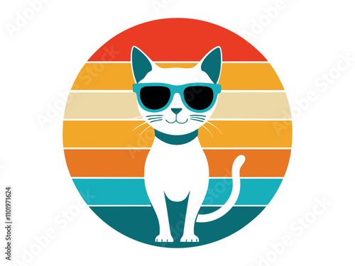 cat vintage design vector illustration