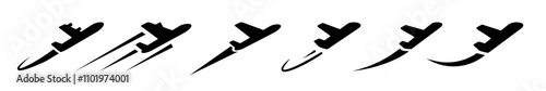 Plane take off icon. Plane icon