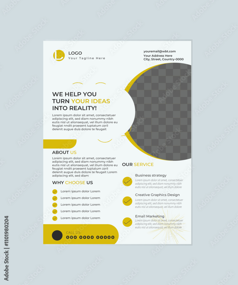 Obraz premium Flyer Design
