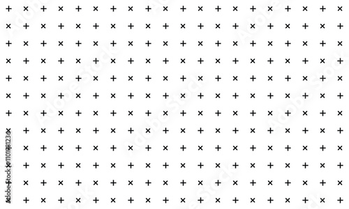 X cross pattern seamless. Vector illustration