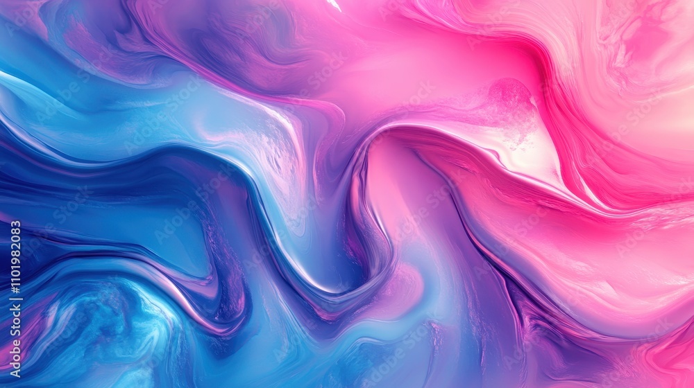 Abstract Fluid Art with Vibrant Pink and Blue Swirls Creating a Mesmerizing and Dynamic Visual Experience Abstract Fluid Art with Vibrant Pink and Blue Swirls Creating a Mesmerizing and Dynamic Visual Experience