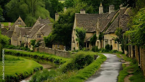 A picturesque view of the charming medieval village of BottelCpp photo