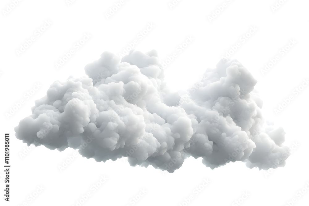 Cutout clean white cloud isolated on transparent or white background, png Cutout clean white cloud isolated on transparent or white background, png
