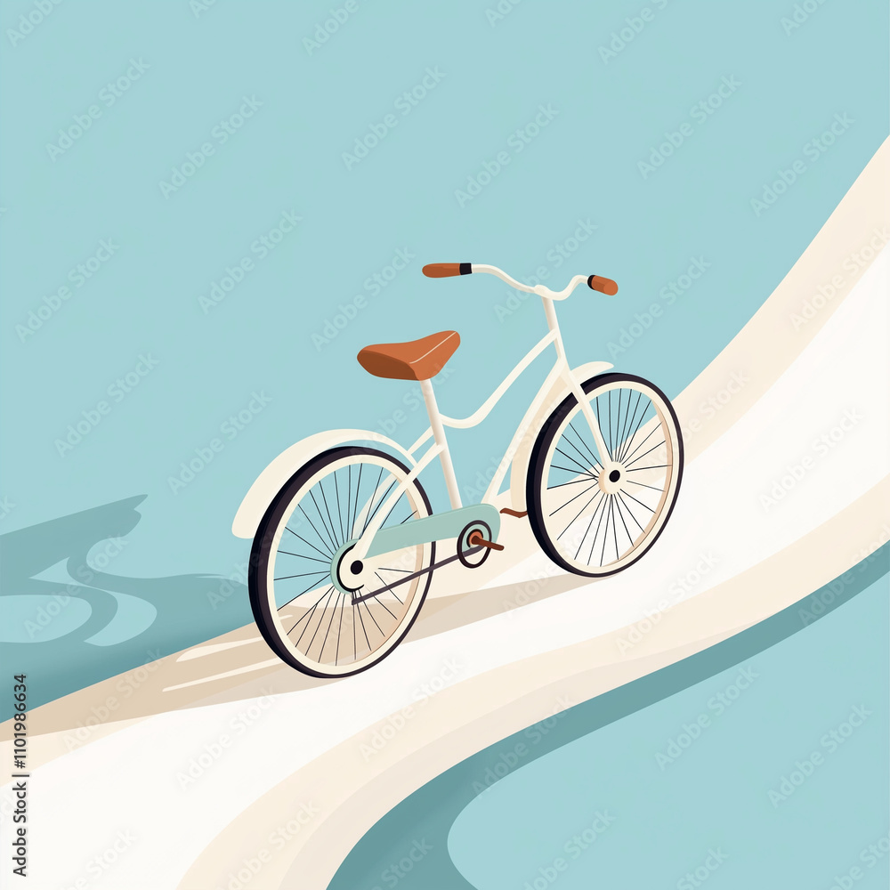Fototapeta premium bicycle, bike, sport, rad, rad fahren, radeln, abbildung, vektor, jahrgang, pedal, reiten, alt, rennen, fahrradfahrer, transport, beförderung, fahrrad, automobile, design, silhouette, anreisen, aufgab