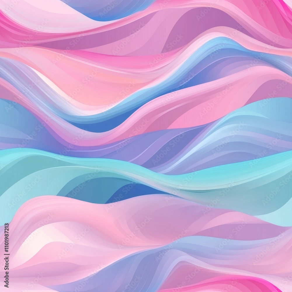 Abstract Pastel Wave Design Background Abstract Pastel Wave Design Background
