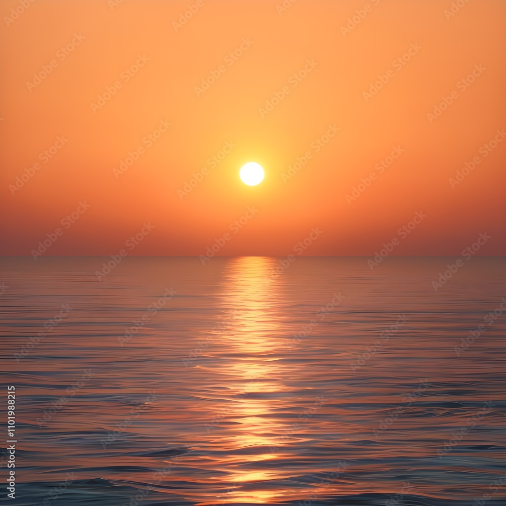 Letting Go of the Past: Sunrise Over a Serene Ocean Letting Go of the Past: Sunrise Over a Serene Ocean