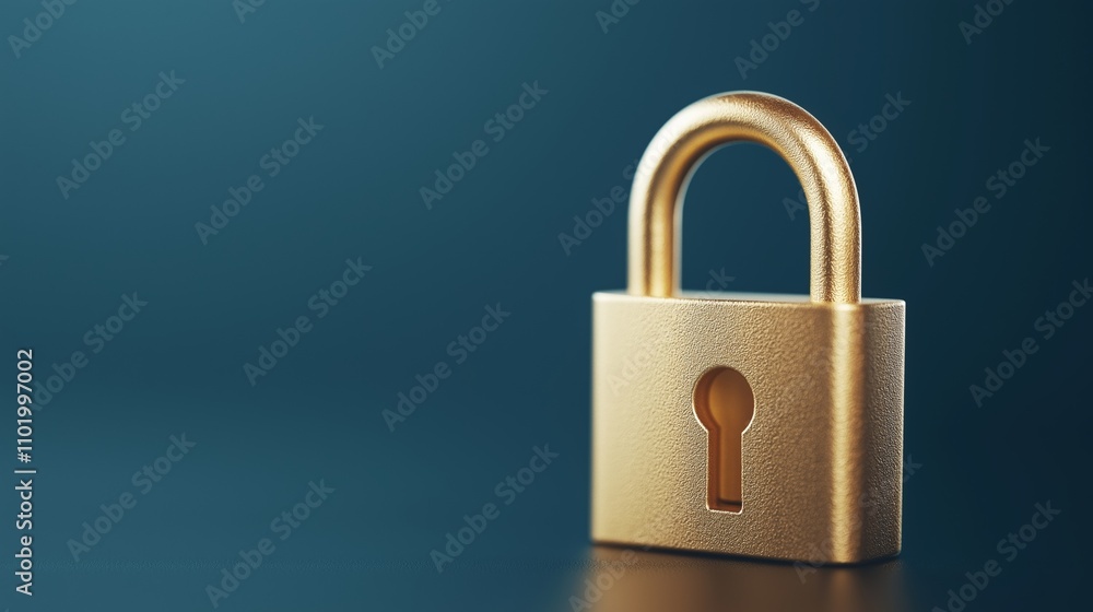 Lock positioned on a dark background symbolizes security and protection in digital and physical realms. Lock positioned on a dark background symbolizes security and protection in digital and physical realms.