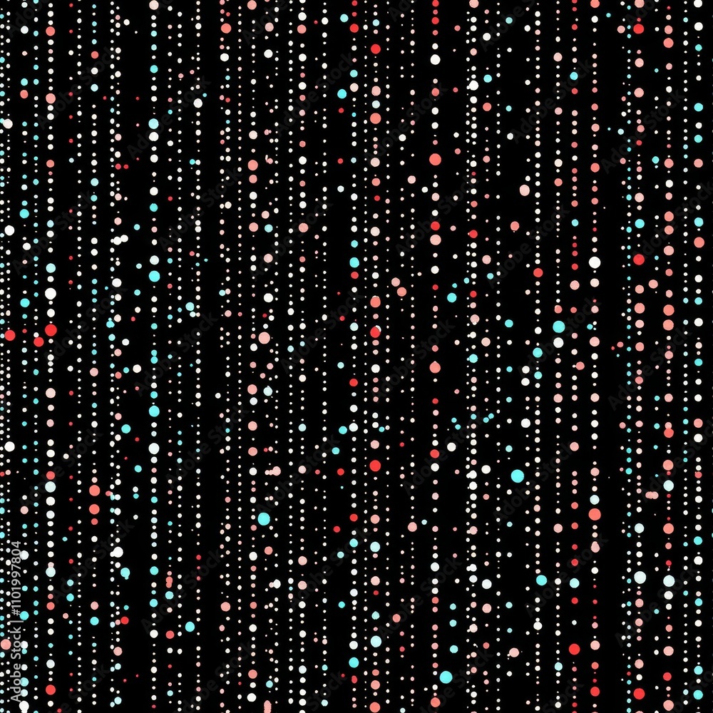 Colorful Dotted Pattern Design Colorful Dotted Pattern Design