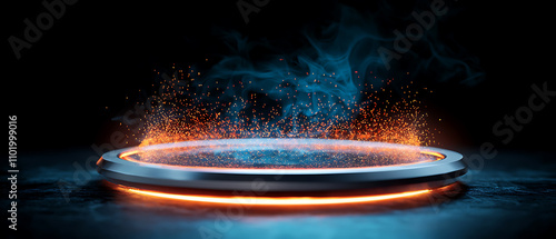 Wallpaper Mural Cyber attack alert ai-driven response activation digital landscape visual effects dark environment futuristic concept Torontodigital.ca