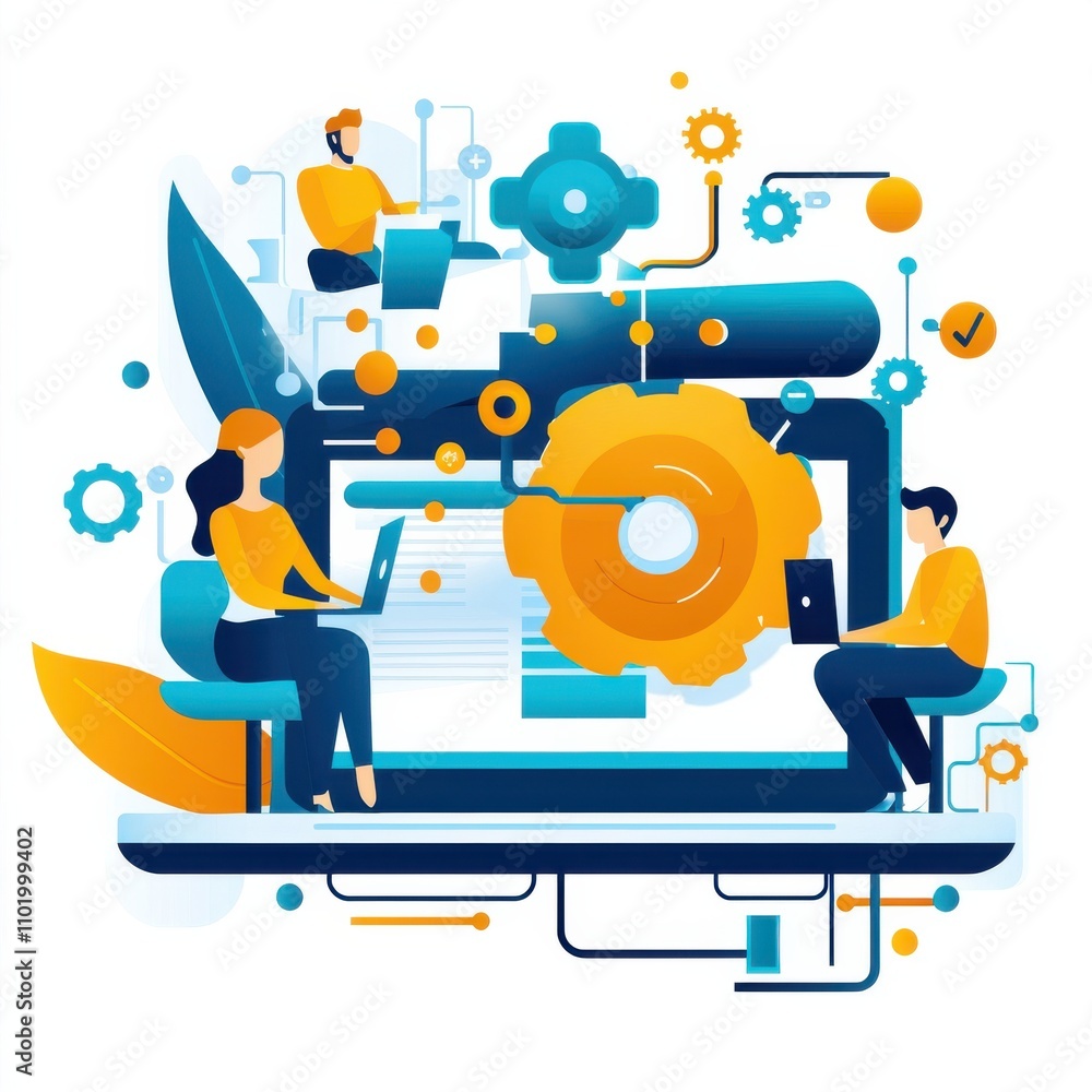 custom made wallpaper toronto digitalA group of people are working on a computer