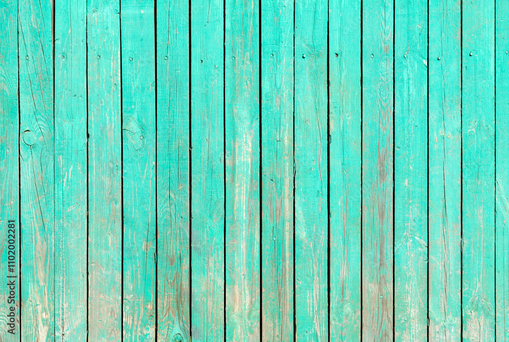 The texture of old wood, green background. The texture of old wood, green background.