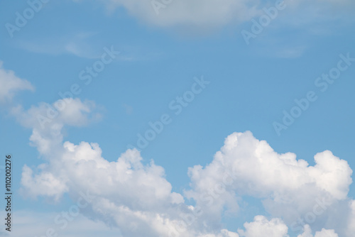 blue sky clouds