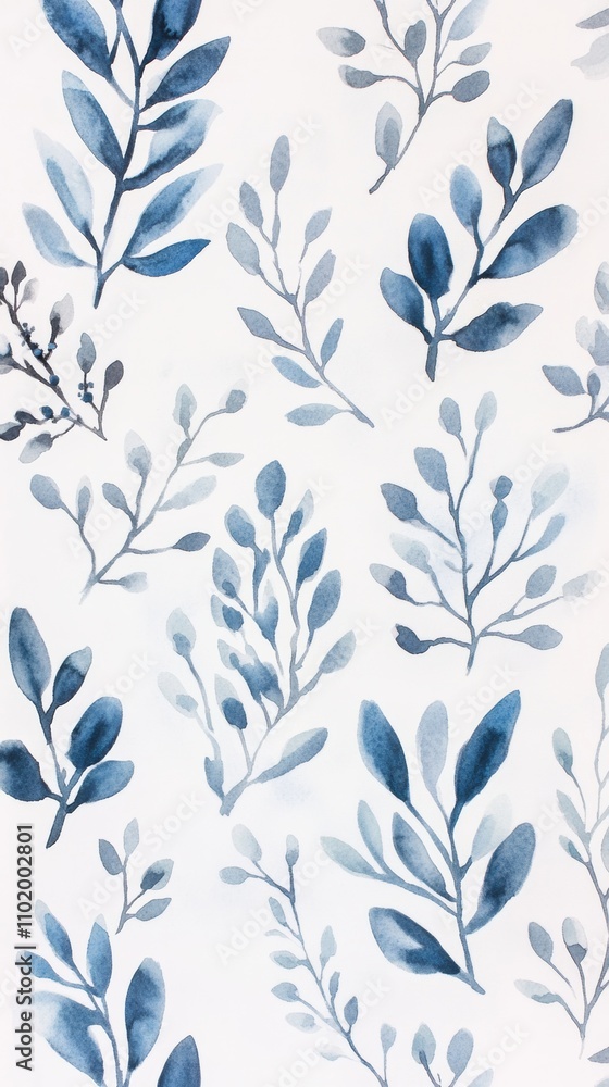 Icy yoga mats in winter theme, soft blue and gray boho watercolor, isolated on white background Icy yoga mats in winter theme, soft blue and gray boho watercolor, isolated on white background