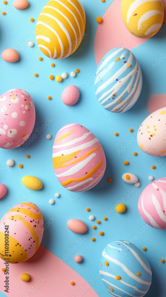 Easter festive background Easter festive background