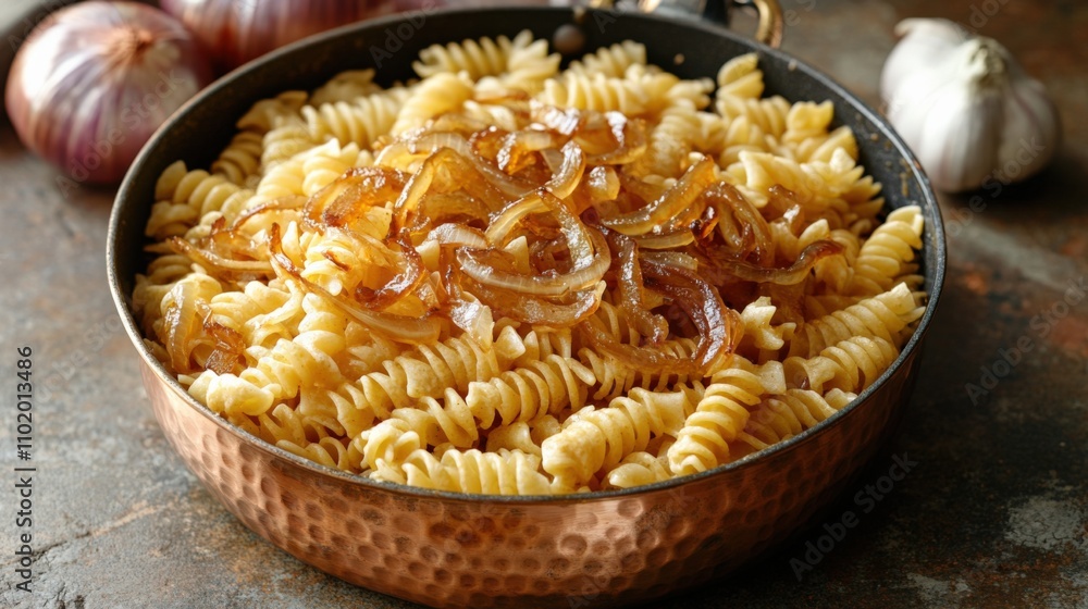 Delicious Pasta with Caramelized Onions Delicious Pasta with Caramelized Onions