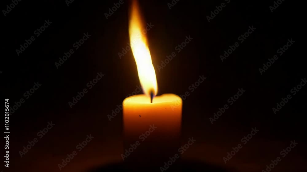 Candle light in darkness as light for life Candle light in darkness as light for life