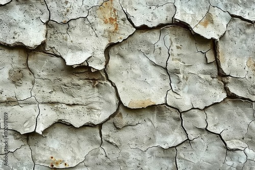 Surface wall concrete pattern for vintage background with rusty damage.