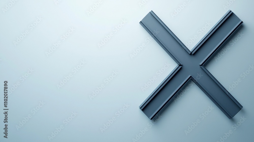 Obraz premium Bold minimalist design showcase modern office graphic clean artistic