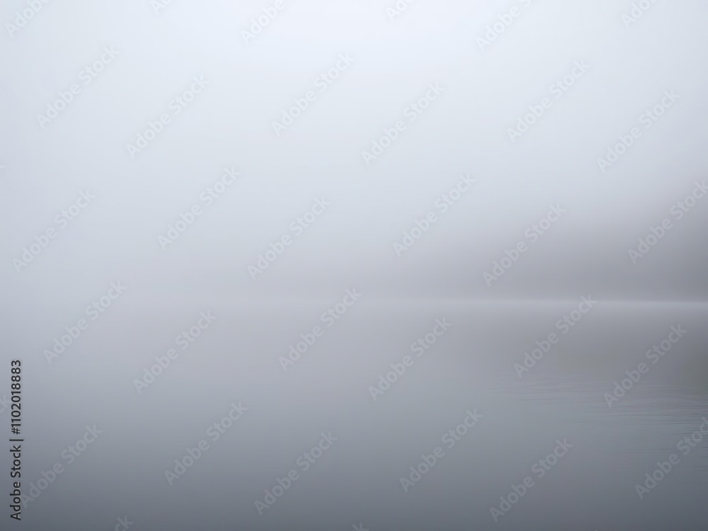 Muted green mist rising from a serene lake surface on a foggy morning, water, natural environment, atmosphere Muted green mist rising from a serene lake surface on a foggy morning, water, natural environment, atmosphere