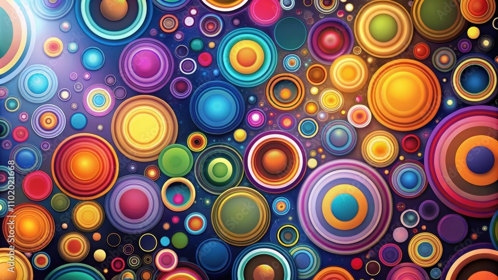 Abstract background with circles in various sizes and colors, circle, abstract, background, design, geometric, pattern Abstract background with circles in various sizes and colors, circle, abstract, background, design, geometric, pattern