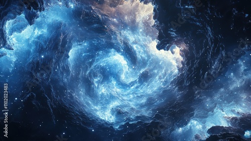 A mesmerizing cosmic scene ...