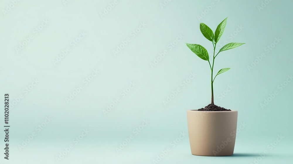 Conceptual plant growing through financial data, symbolizing green energy portfolio success Conceptual plant growing through financial data, symbolizing green energy portfolio success