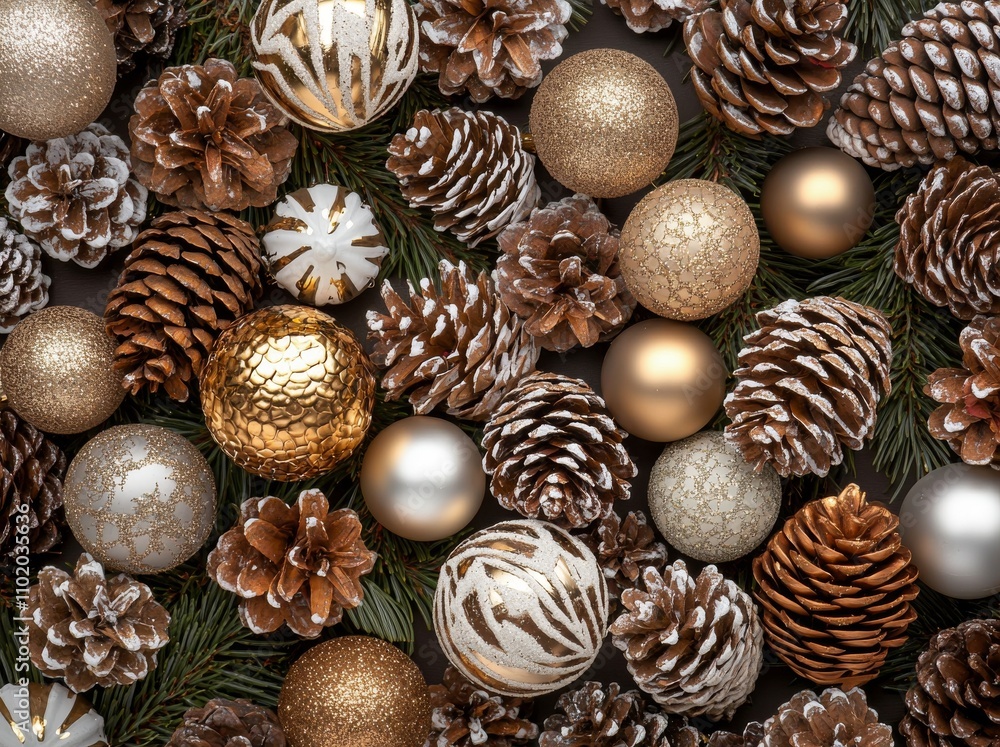 An illustration of a Christmas decoration on a plain white surface. An illustration of a Christmas decoration on a plain white surface.