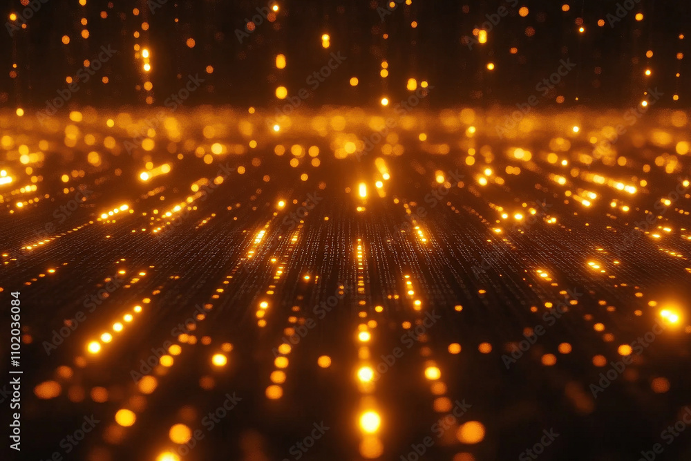 Glowing Data Streams in Digital Visualization Glowing Data Streams in Digital Visualization